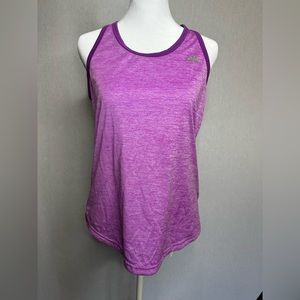 Adidas | Women’s Purple Climalite Racerback Athletic Sports Tank
